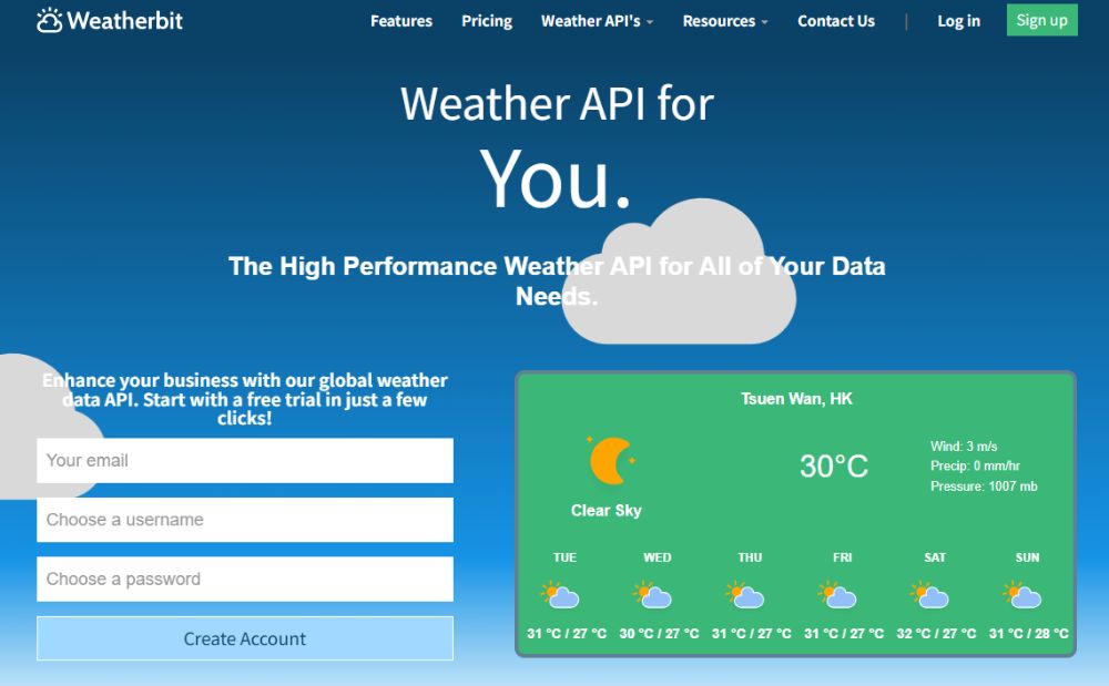 2025年免费天气预报API推荐：开发者必备的全球天气数据接口