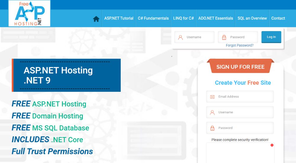 FreeASPHosting.net 官网