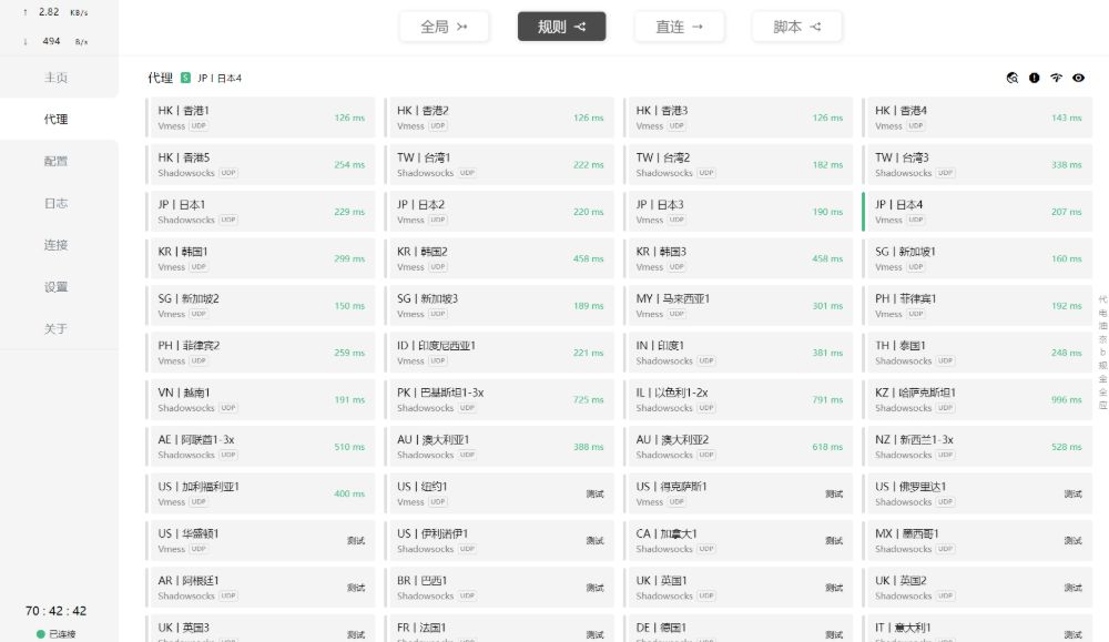 Gatern 机场节点速度测试
