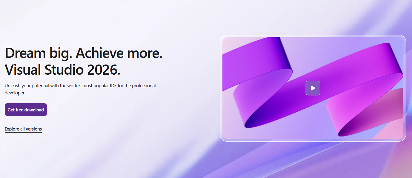 Visual Studio 2026 全面测评：AI 原生体验、性能提升与开发者生产力革命