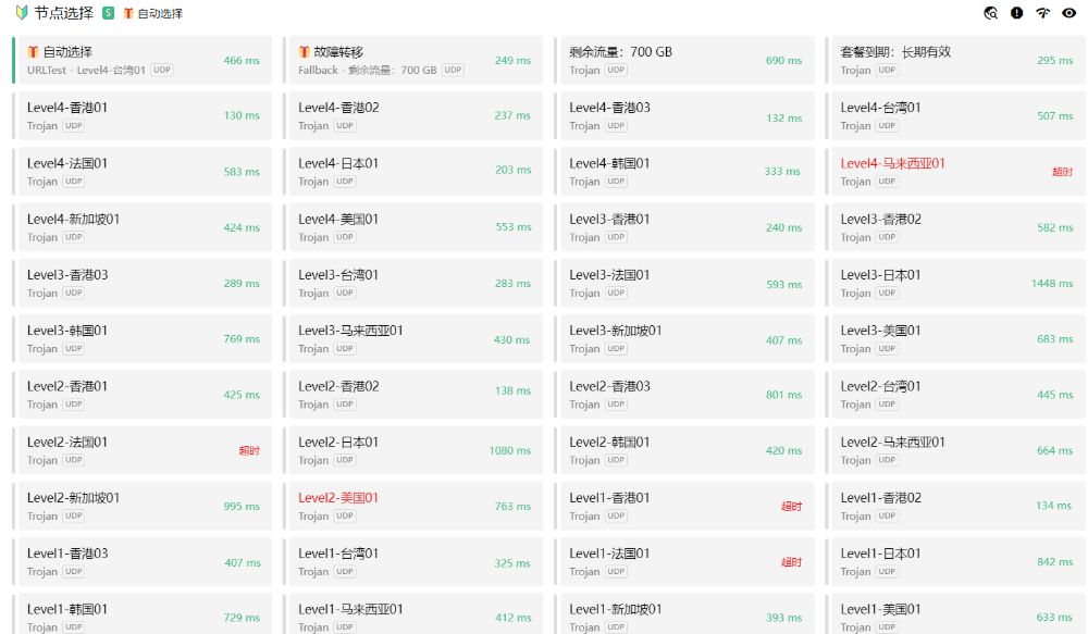 优信云机场节点速度测试