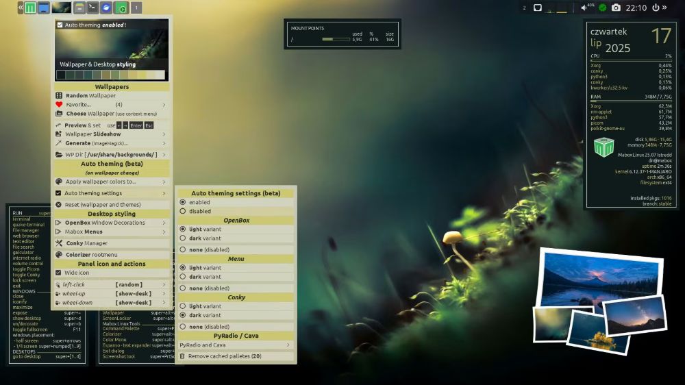Mabox Linux 介绍：轻量级高性能桌面系统，基于 Manjaro 的滚动发行版