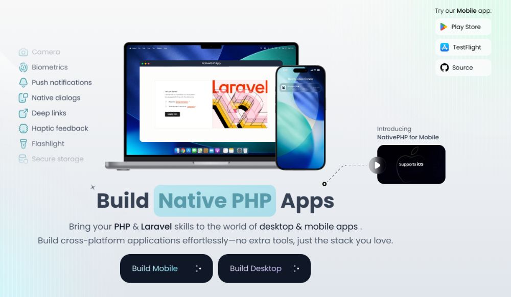 NativePHP for Mobile v3 发布：PHP 开发者也能构建原生 iOS 与 Android 应用