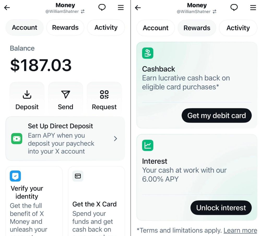 马斯克的 X Card 要来了!6% 活期利息,中国用户能用上吗? 马斯克的 X Card 要来了!6% 活期利息,中国用户能用上吗?