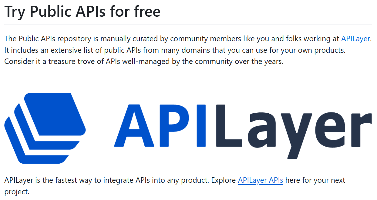 Public APIs GitHub 项目详解：开发者必备的免费 API 宝库