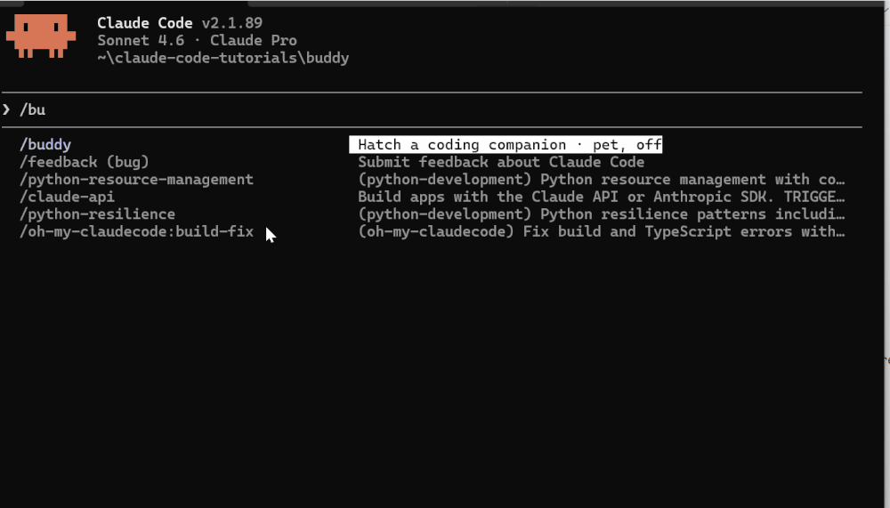 Claude Code隐藏彩蛋曝光：/buddy宠物系统上线，AI编程工具开始养成化？