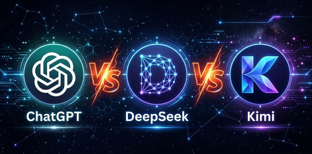ChatGPT vs DeepSeek vs Kimi：2026最全面AI大模型对比分析（功能、性能与选型指南）
