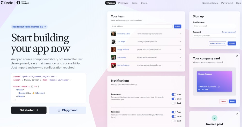 Radix UI