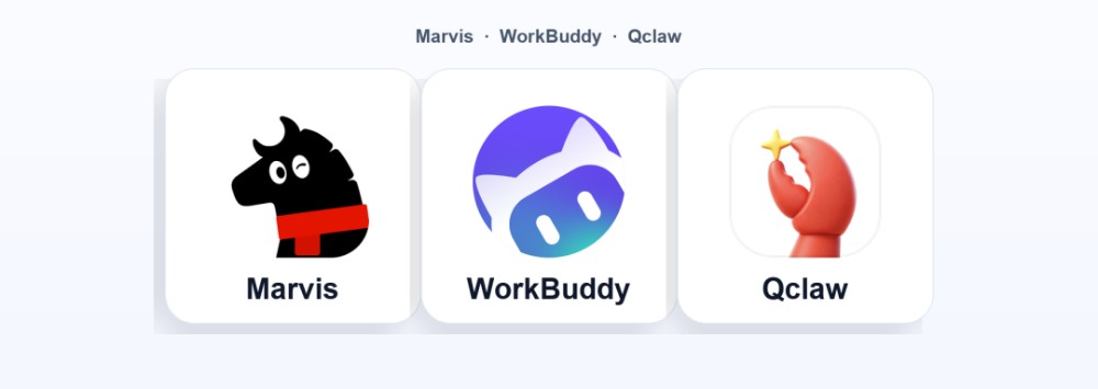 Marvis vs WorkBuddy vs Qclaw Marvis vs WorkBuddy vs Qclaw